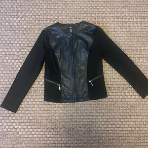 Alfani Petite Faux Leather Women's Jacket